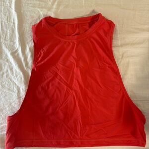Lululemon Women's Orange Tank Top